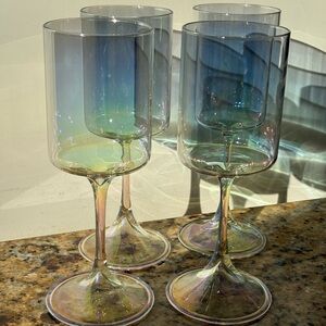 Iridescent Wine Glass Set